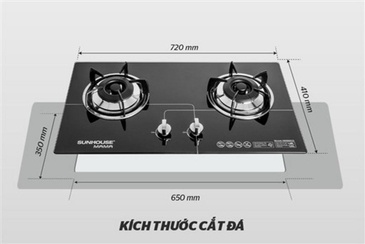 Mặt kính cường lực 7mm — dễ lau, sáng bóng.