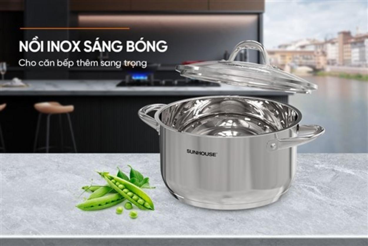 Thân Inox SUS201, dày 0.4 mm — bền & dễ vệ sinh.