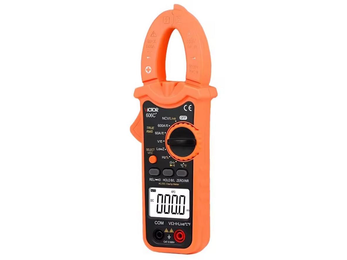 Tổng quan Ampe kìm kĩ thuật số Victor 606C+ (600V DC/AC, 600 ACA/DCA)
