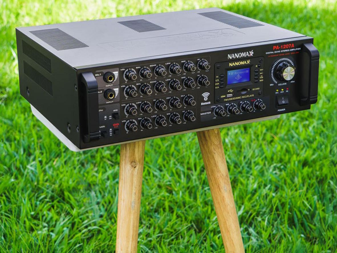 Tổng quan Amply Karaoke Bluetooth Nanomax PA-1207A (16 sò)