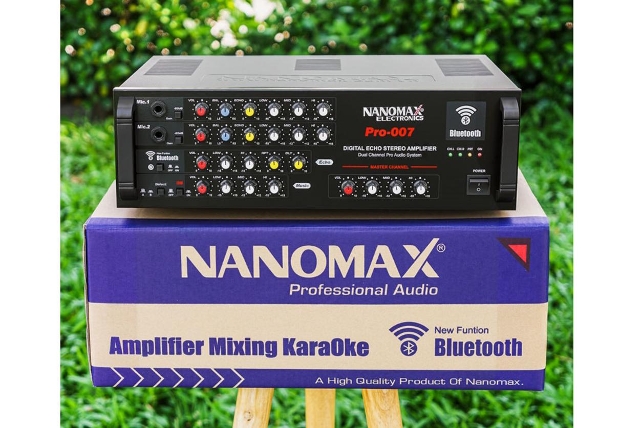 Tổng quan Amply karaoke Nanomax Pro-007