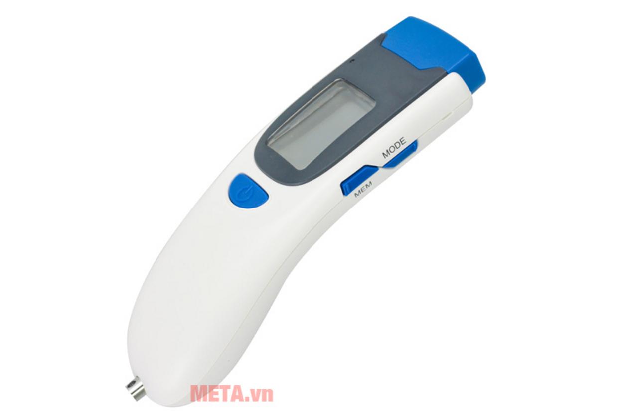 Kết nối Bluetooth + lưu cloud, biểu đồ và cảnh báo sốt.
