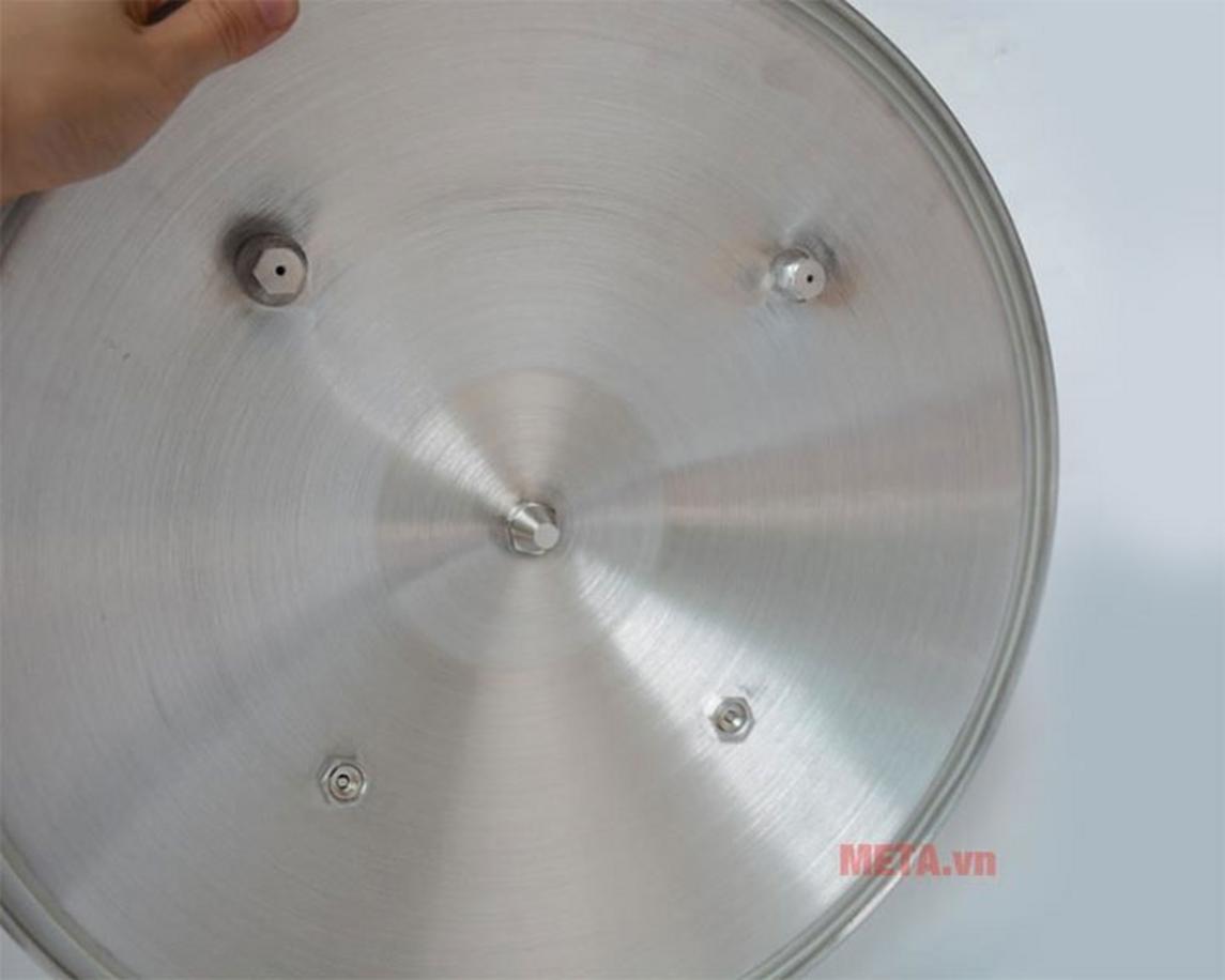 Chất liệu hợp kim nhôm A3003: bền & dễ vệ sinh.