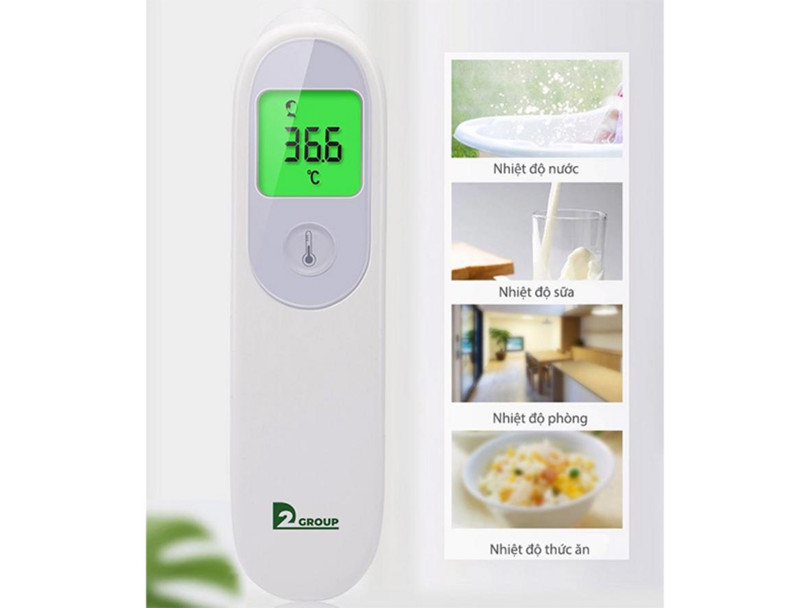 Đo sữa, nước và trán — một dụng cụ đa năng cho gia đình.