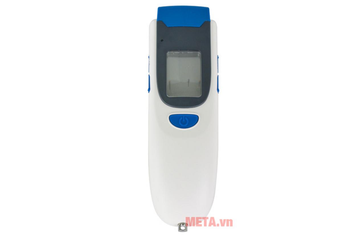 Chế độ đo trán, bề mặt và phòng; độ chính xác ±0.2°C.