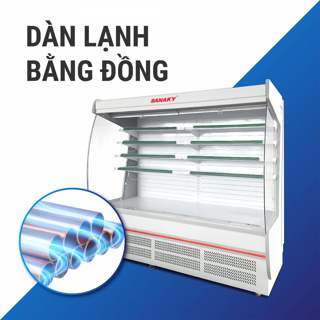 Dàn lạnh đồng: làm lạnh đều, tuổi thọ cao.