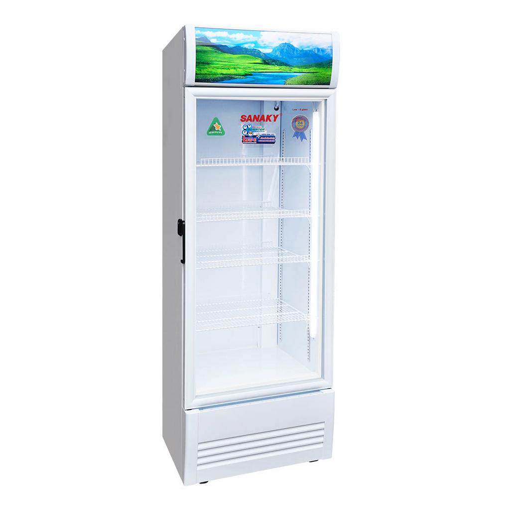 Dàn lạnh đồng và kính Low‑E — trưng bày rõ, làm lạnh nhanh.