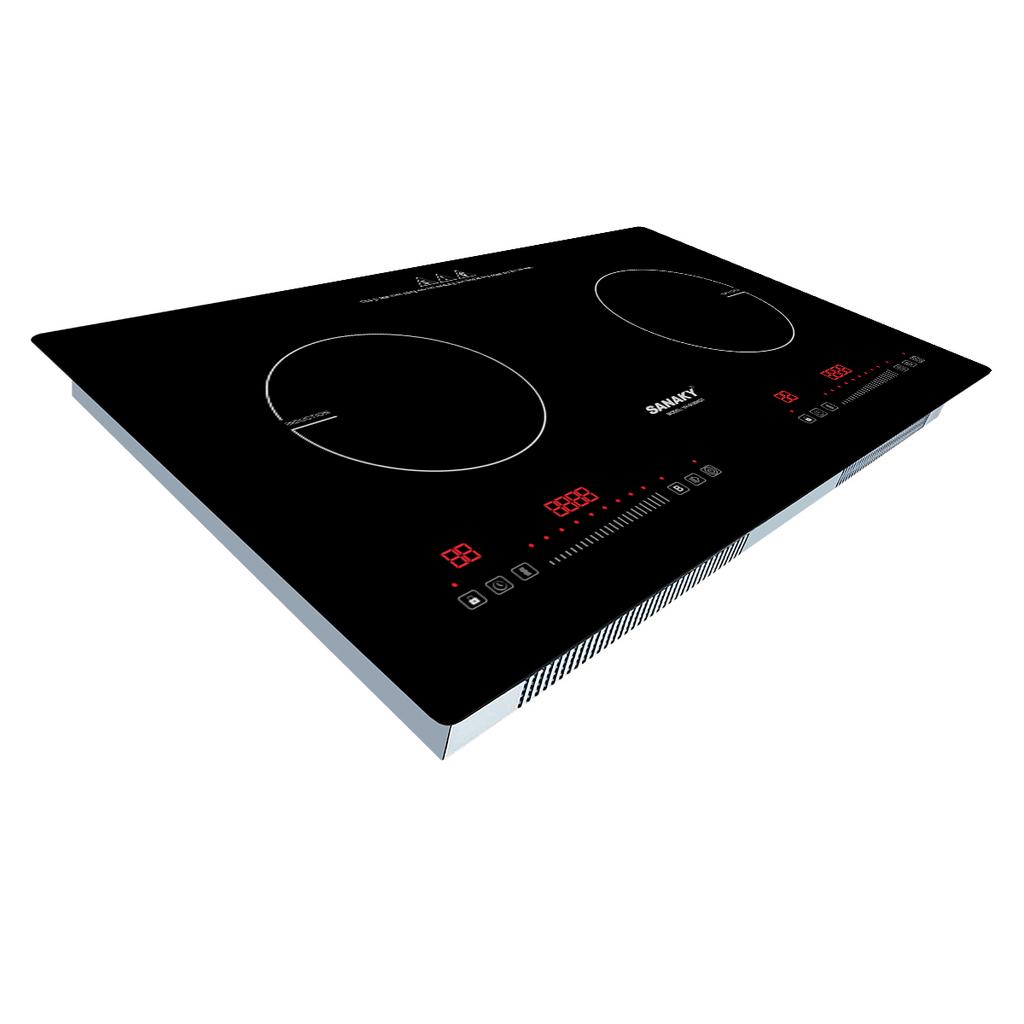 Vùng hồng ngoại 2000W sử dụng được mọi loại nồi.