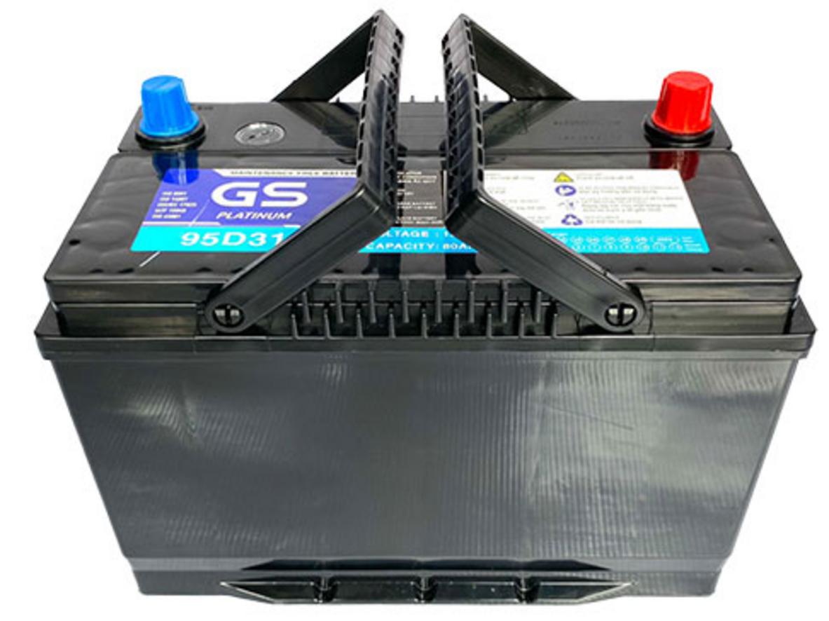 Ắc quy ô tô GS MF 95D31R (khô, 12V - 80AH, cọc phải)