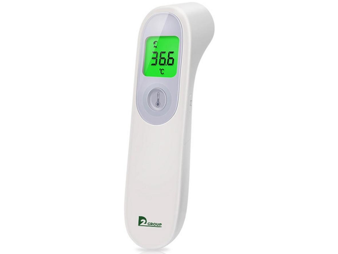 Nhiệt kế D2Group KF-HW-005: đo nhanh, không tiếp xúc — an toàn cho bé và tiện lợi cho gia đình