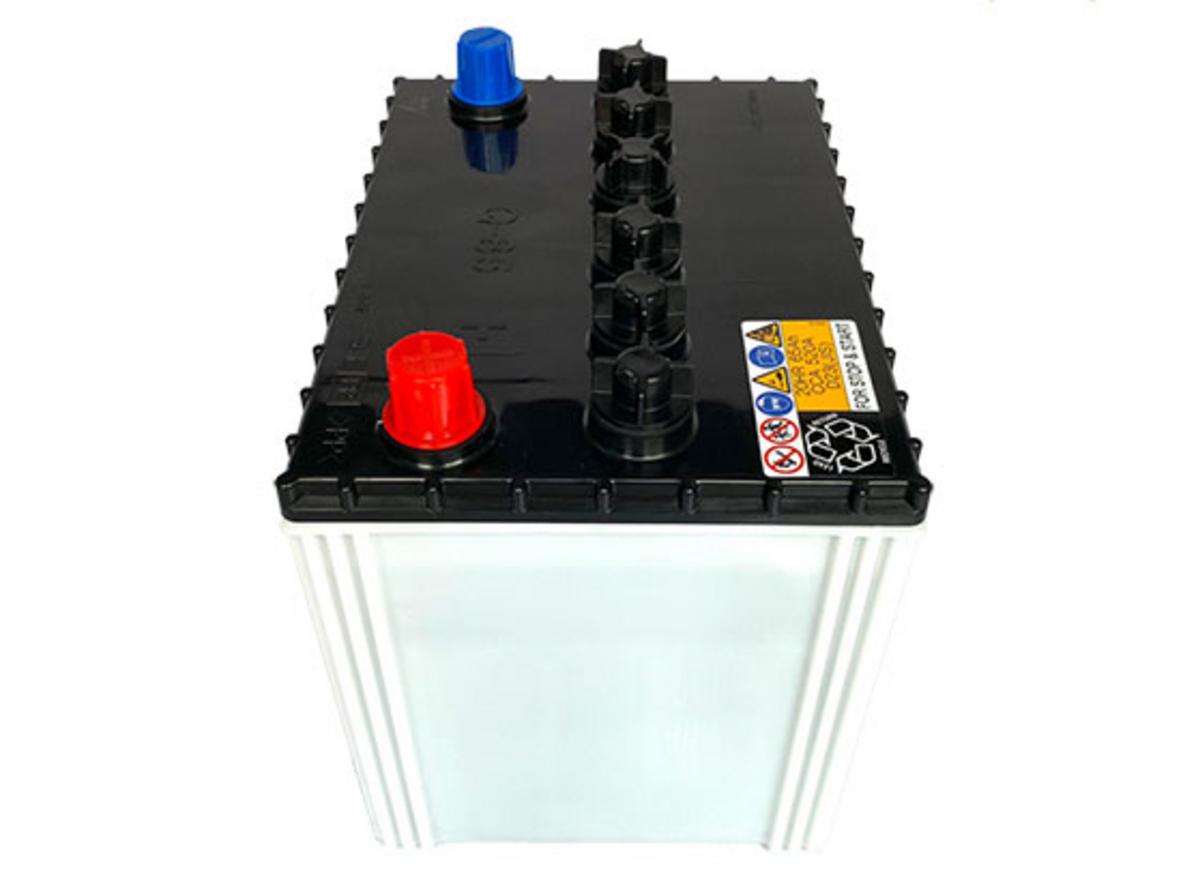 Ảnh thực tế Ắc quy GS Q85 (nhãn mác, cọc, kích thước) — minh chứng hàng chính hãng tại Siêu Thị Đại Việt.