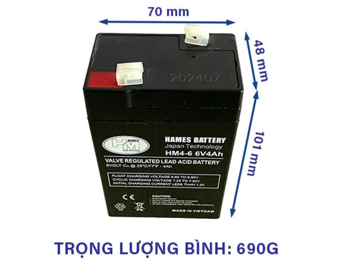 Hames HM4-6 — nhỏ gọn, dễ lắp, an toàn chống tràn.