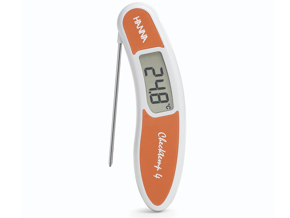 Nhiệt kế bỏ túi HI151-5 — nhỏ gọn, probe gập, sẵn sàng cho nhà bếp chuyên nghiệp.