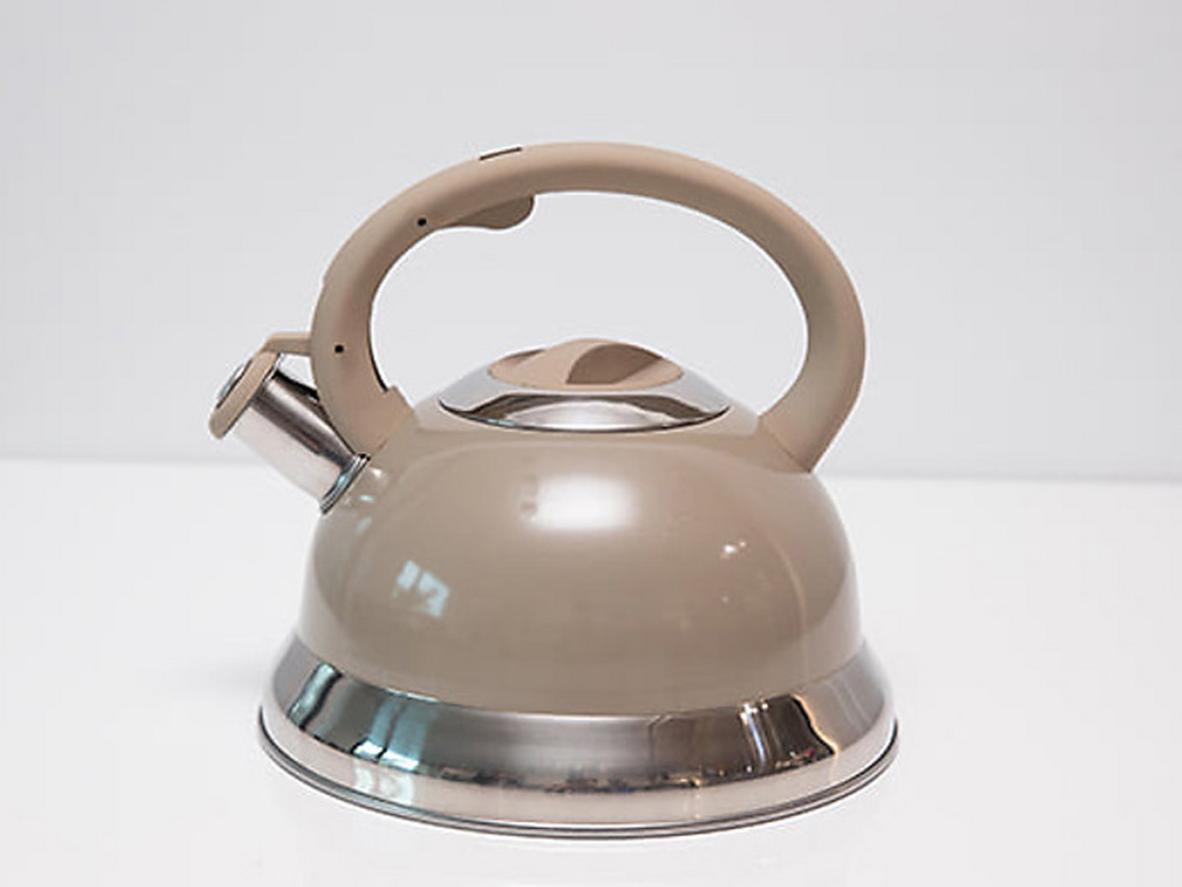 Ấm Kanzo KZ-G58 (3 lít) — thiết kế inox 304, đáy từ đa lớp, còi báo nước sôi.