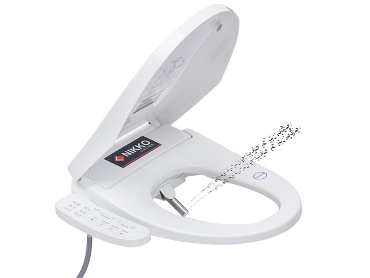 Nắp rửa thông minh Nikko P79071 (Kiểu chữ V, bảng điều khiển gắn cạnh sườn)