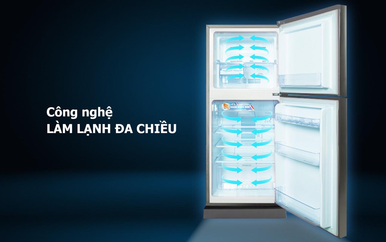 Tủ Lạnh Sanaky VH-209KG (kính gương) — gọn gàng, sang trọng và tối ưu cho gia đình 3-5 người.