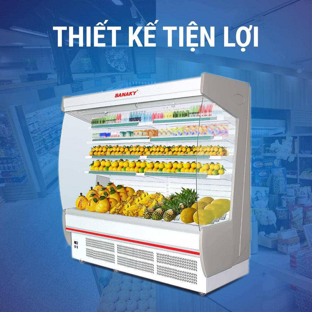 Hiệu suất làm lạnh đáp ứng nhu cầu siêu thị, có thể tối ưu để tiết kiệm điện.