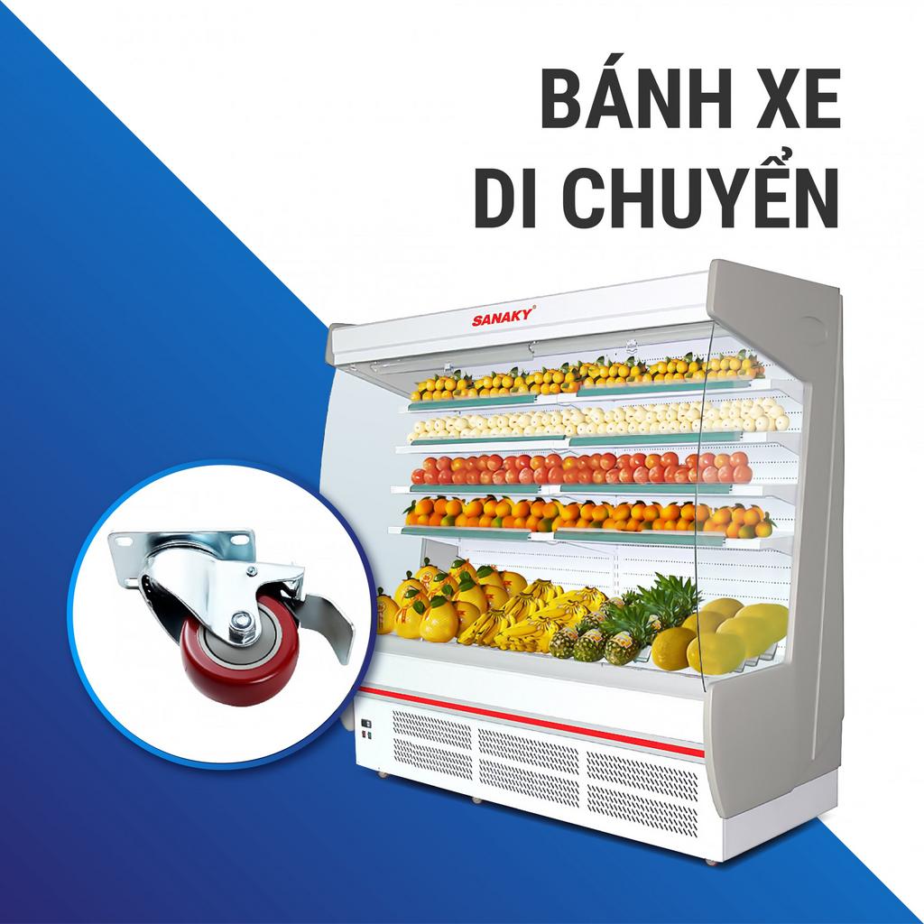 Hiệu suất làm lạnh đáp ứng nhu cầu siêu thị, có thể tối ưu để tiết kiệm điện.
