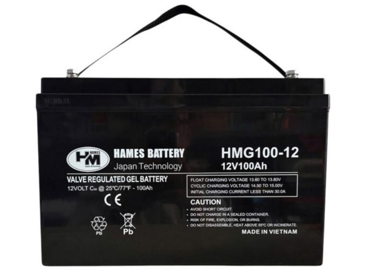 Hướng dẫn bố trí & lắp đặt thực tế cho Ắc quy Hames HMG100-12.