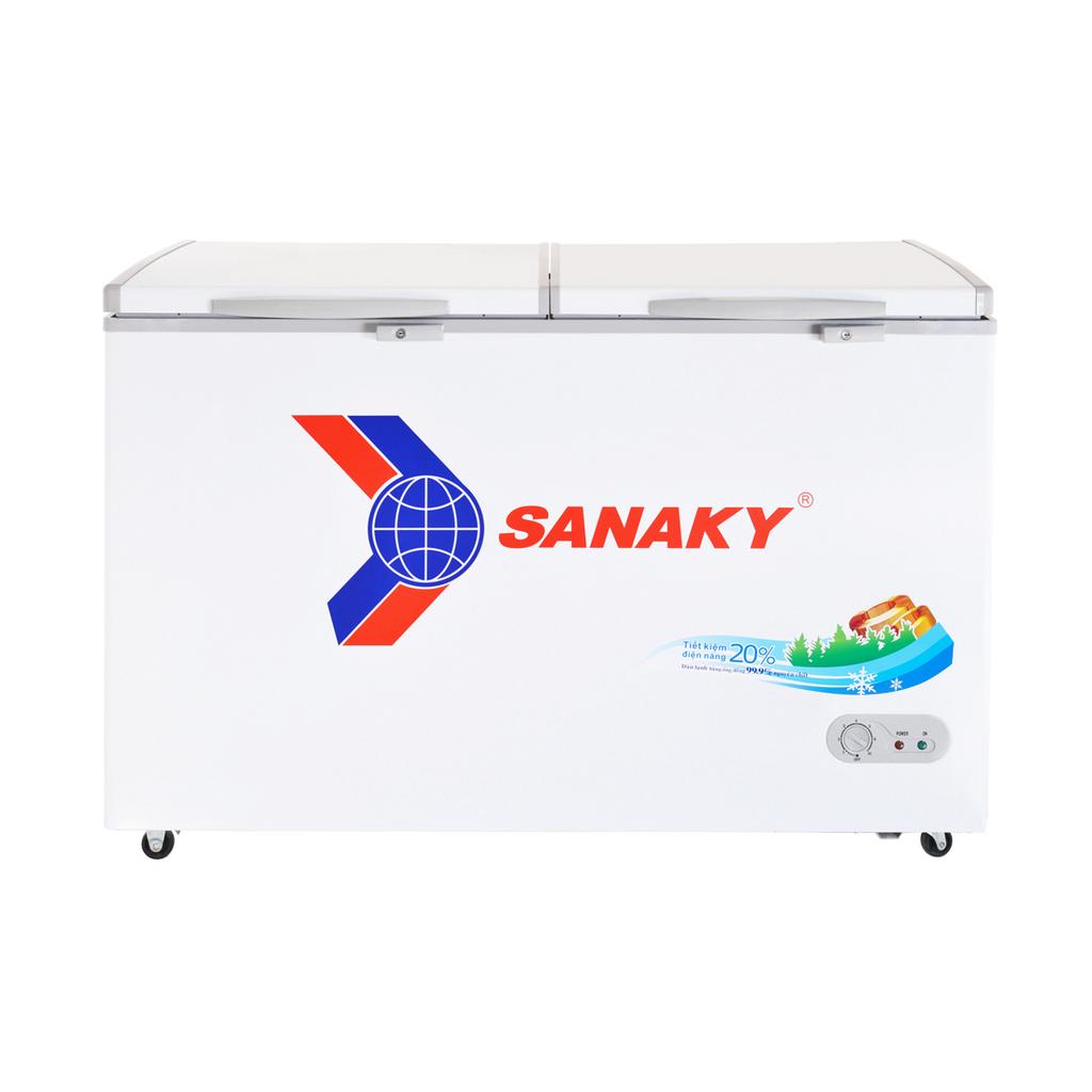 Dàn lạnh đồng và luồng lạnh 360° luôn giữ thực phẩm đông đều và an toàn cho kinh doanh của bạn. (Ảnh thực tế lắp đặt) - Gợi ý chụp: mở nắp, đo nhiệt độ hiển thị ≤-28°C bằng đồng hồ đo điện nhiệt độ.