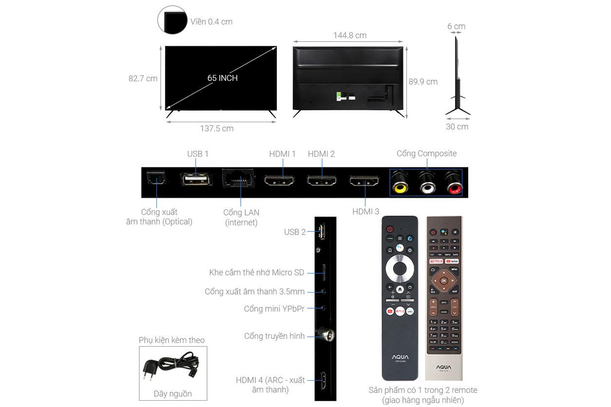 Màn hình 4K + HDR10+ cho chi tiết và màu sắc sống động