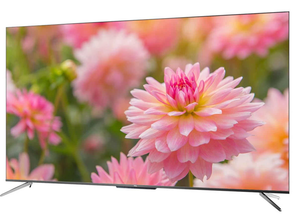 Màn hình QLED 65" hiển thị màu sắc rực rỡ