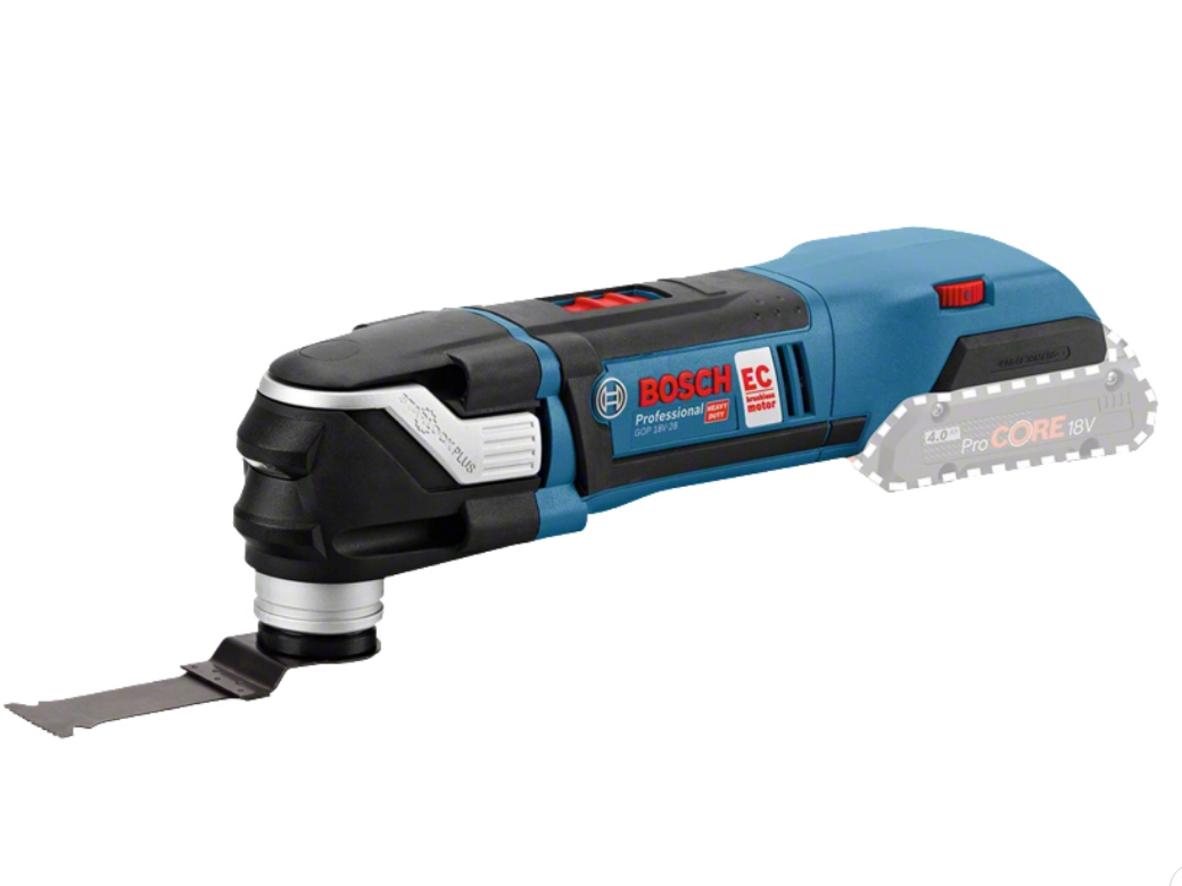 Máy cắt đa năng dùng pin Bosch GOP 18V-28 (Solo chưa pin sạc) - 06018B6002