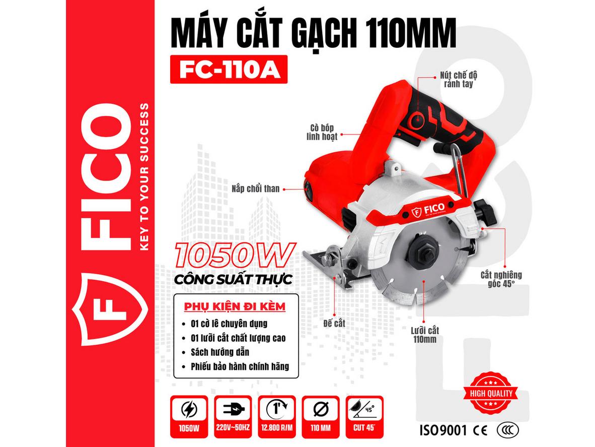 Tổng quan Máy cắt gạch Fico FC-110A