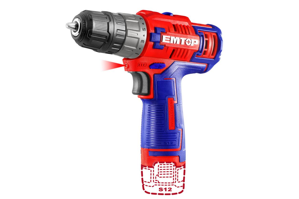 Tổng quan Máy khoan dùng pin 12V Emtop ECDL12620