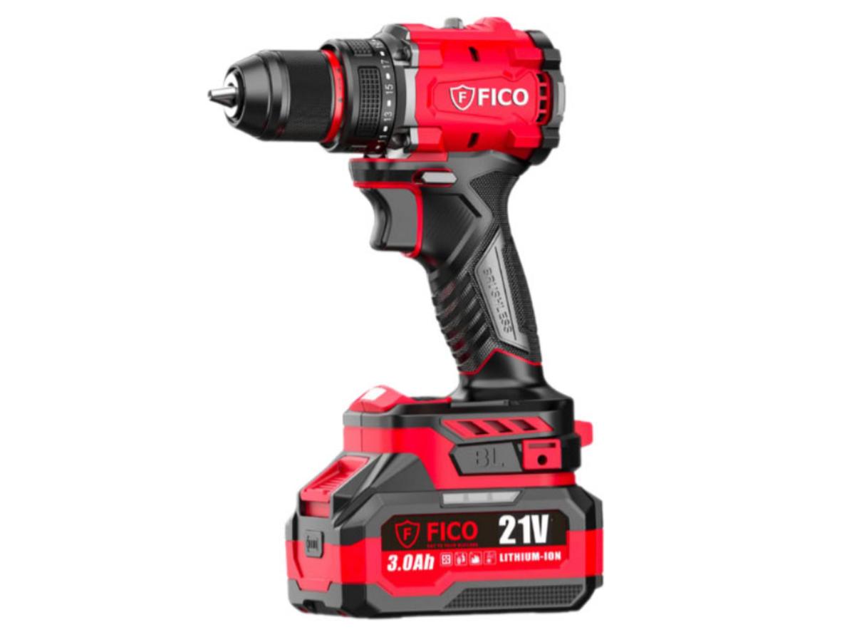 Tổng quan Máy khoan pin 21V Fico FC-2010 (2 pin 3Ah, sạc)
