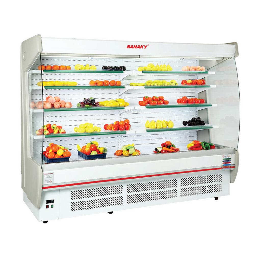 Nhiệt độ ổn định 0–10°C và quạt gió phân bổ lạnh.