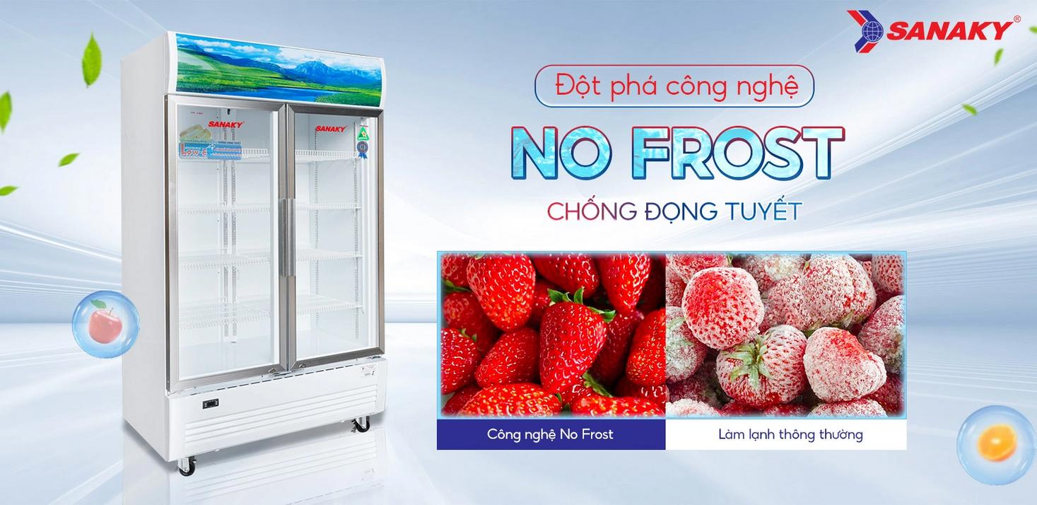 No‑Frost: không đóng tuyết, giảm công bảo trì.