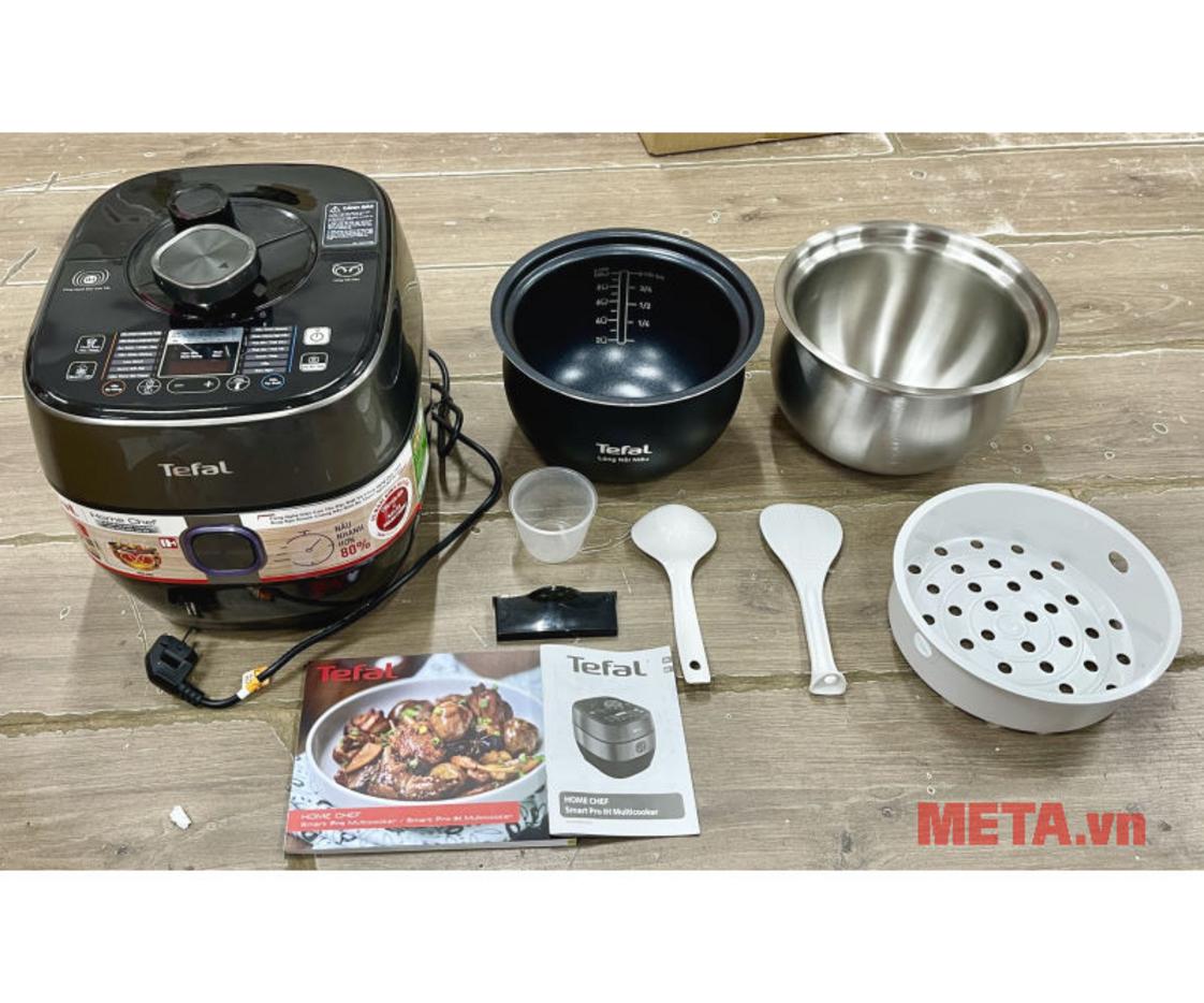 Tổng quan Nồi áp suất Tefal EPC Smart Pro IH Multicooker CY638868