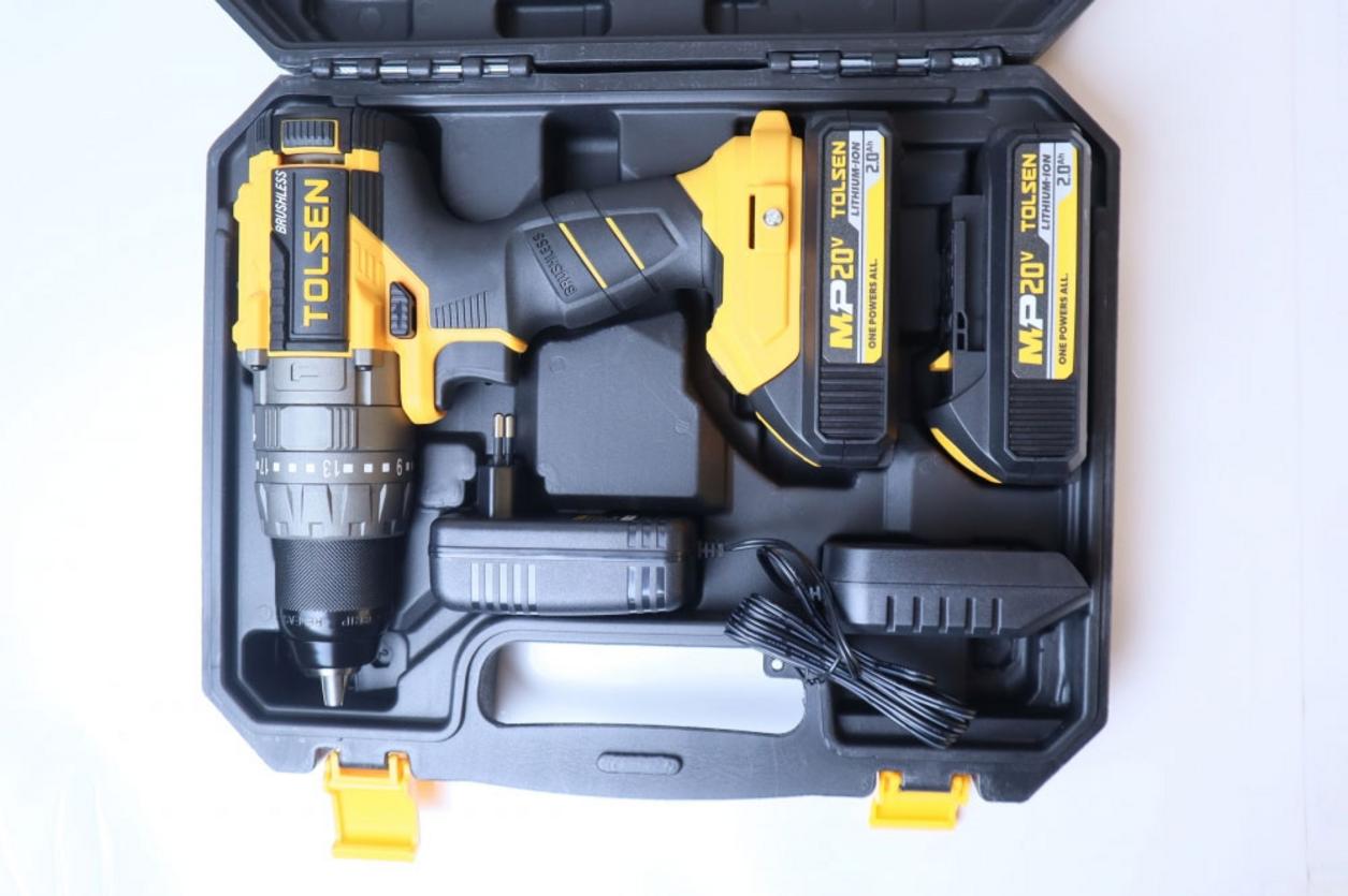 Pin 20V 2.0Ah và sạc nhanh ~1 giờ — làm việc liên tục