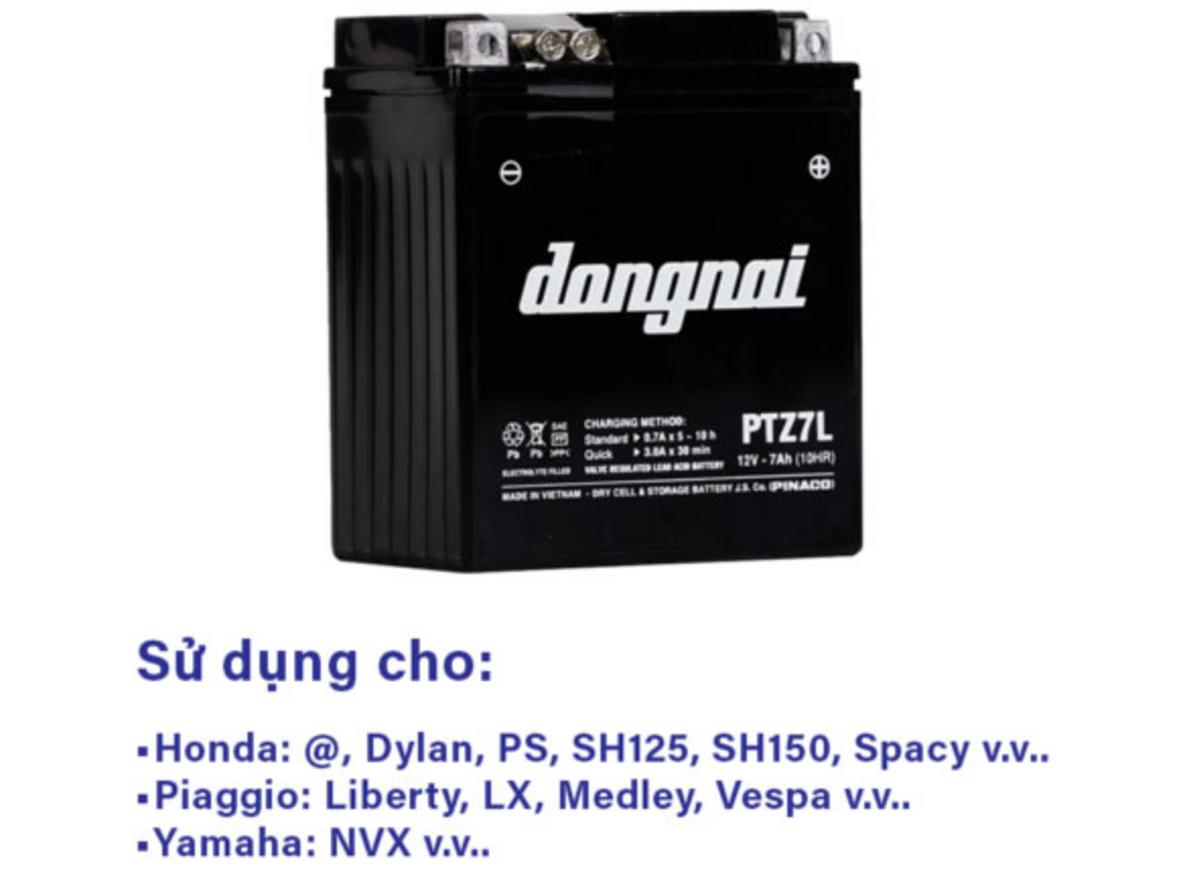 Kích thước 113 x 70 x 130 mm — phù hợp với nhiều xe tay ga.