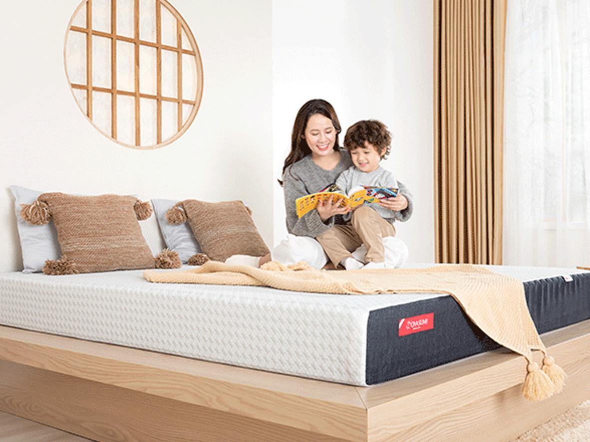 PU Foam Nhật Bản: cấu trúc bọt hở, phục hồi cao, an toàn OEKO-TEX.
