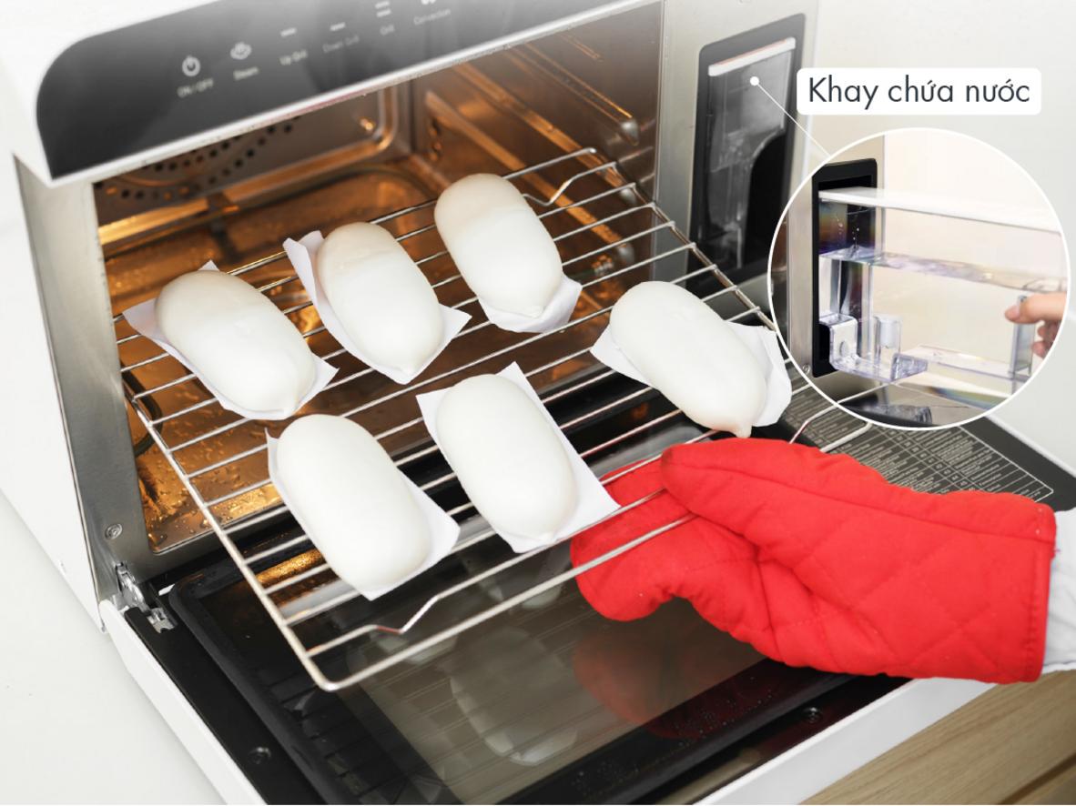 Rapid Air kết hợp hơi nước: giòn ngoài, mọng trong