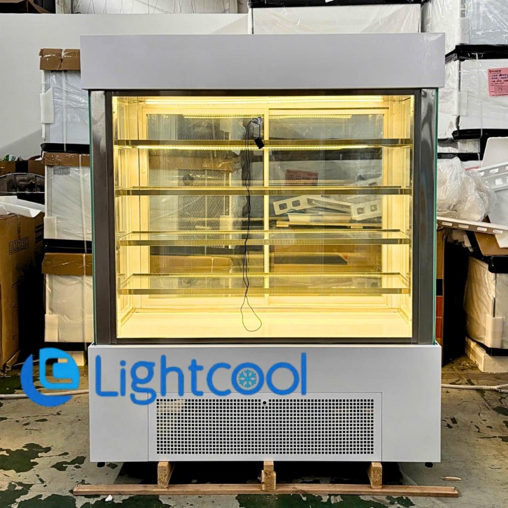 Tủ Bánh Kem 5 Tầng 1M2 DG-1200Z Kính Vuông