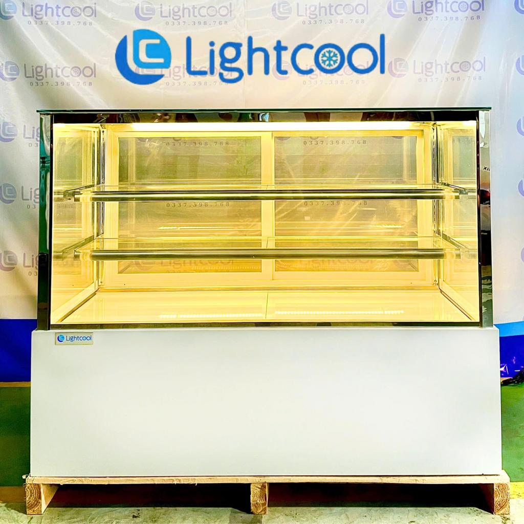 Tủ bánh kem Lightcool – 1M2 – DG-1200Z – Kính Vuông