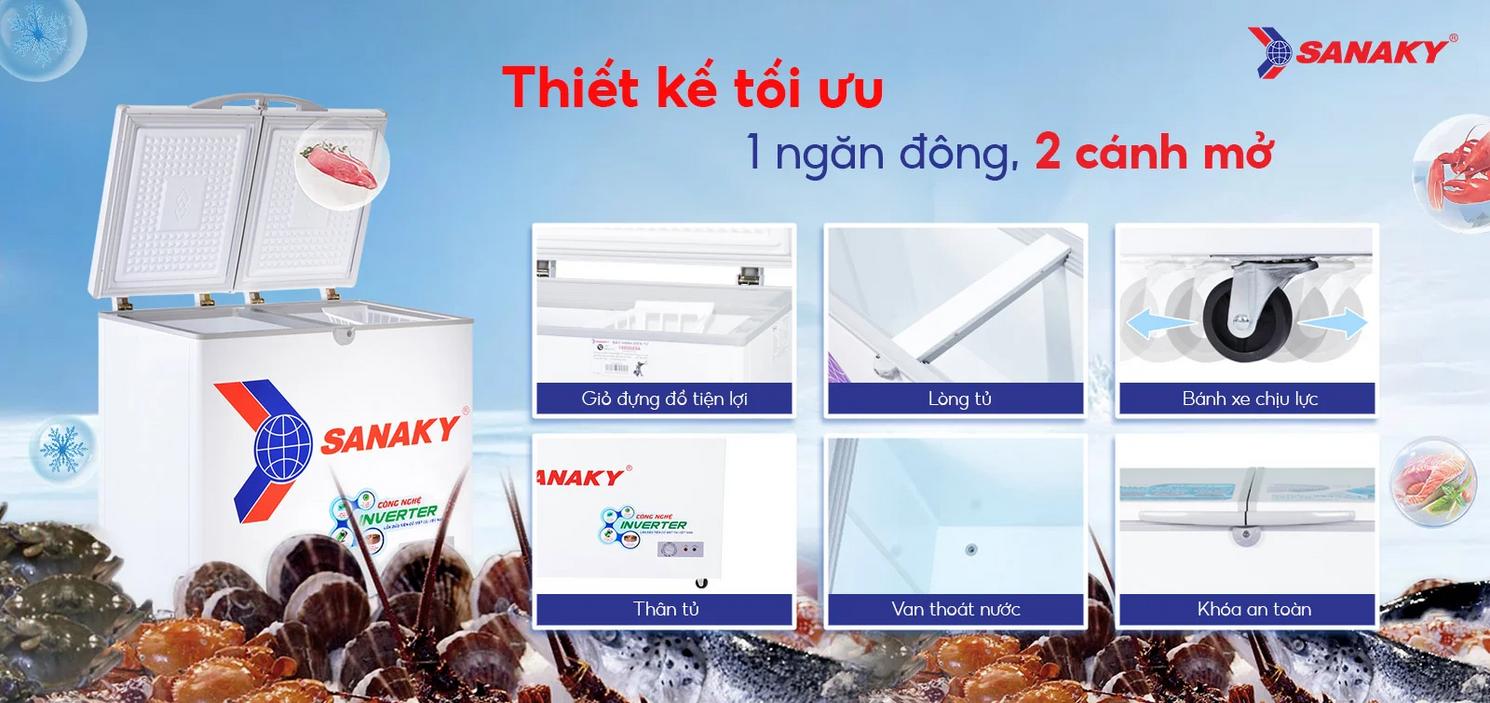 Tổng quan Tủ Đông Sanaky VH-2899A3