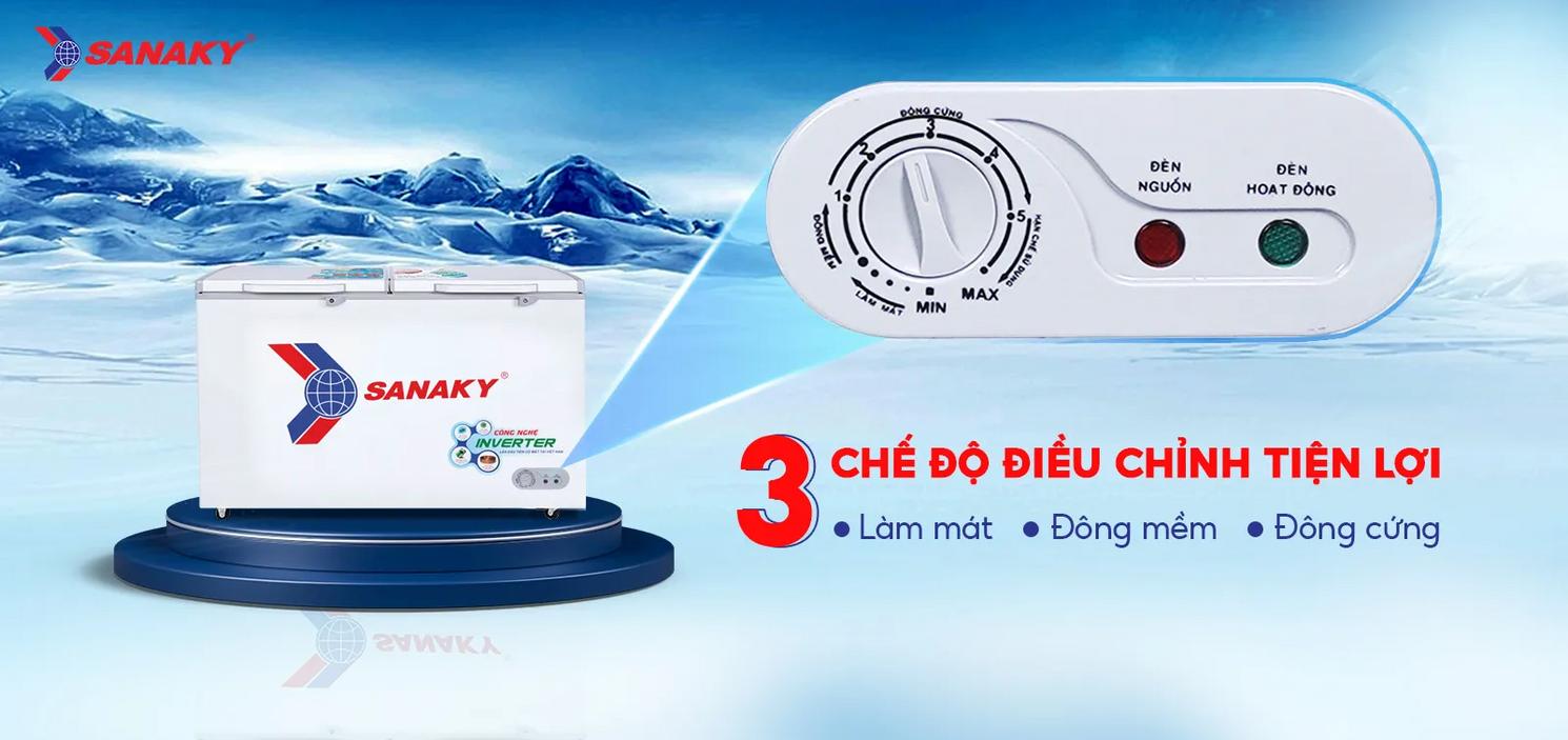 Tổng quan Tủ Đông Sanaky VH-5699HY3