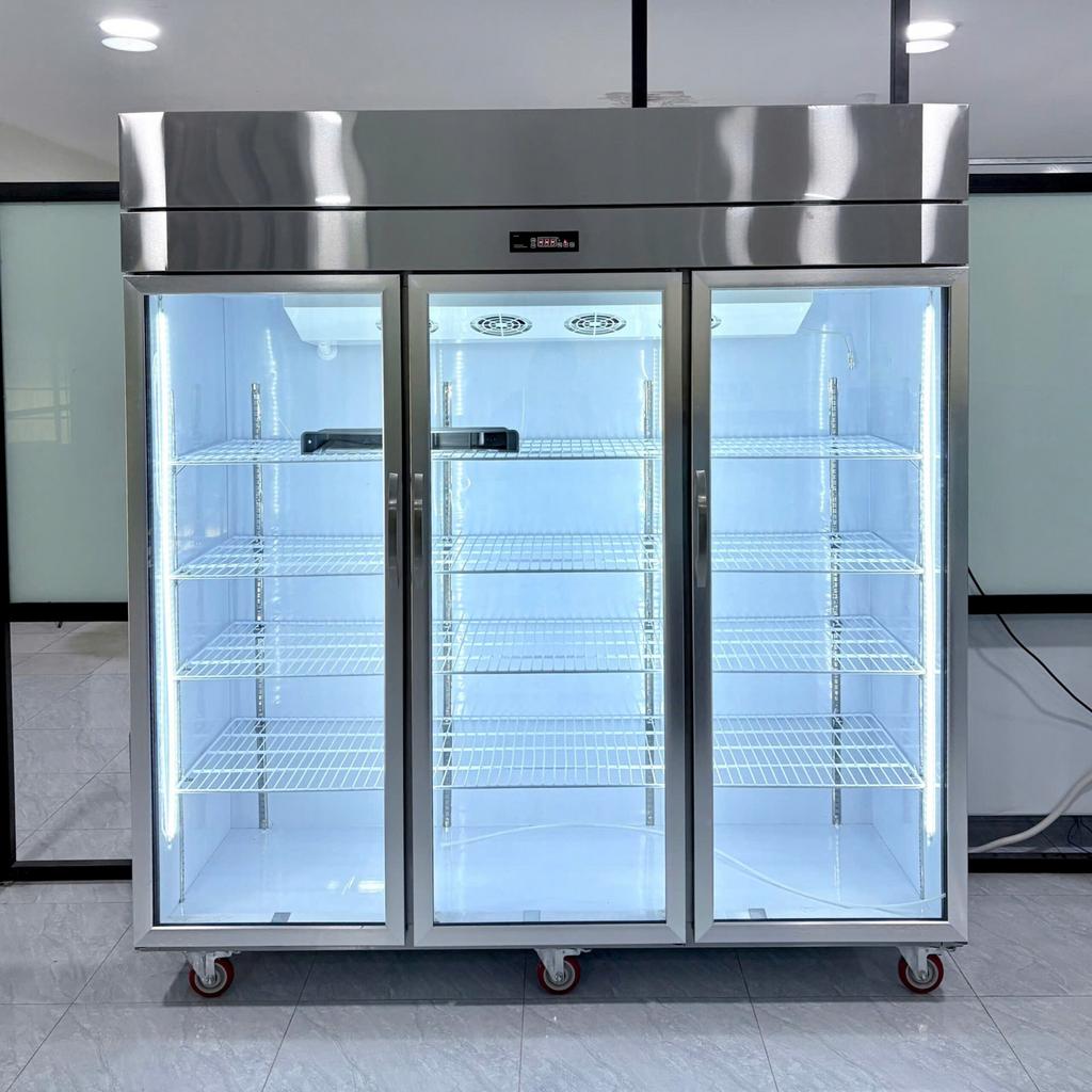 Tủ Mát 3 Cánh Lightool – Inox – LS-1200F -1600L