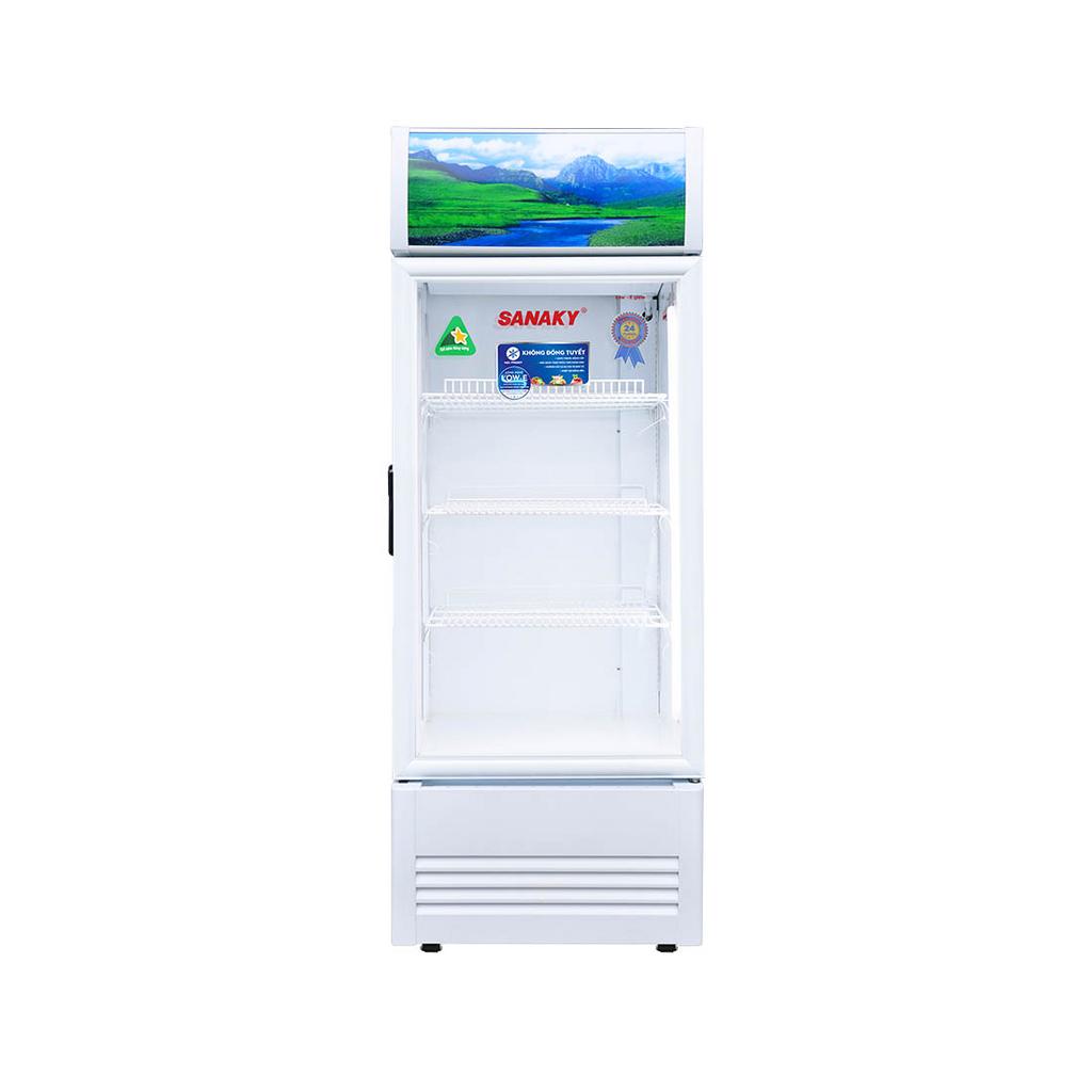Tủ mát Sanaky VH-2188K (170L) — gọn, trưng bày đẹp, phù hợp quán nhỏ.