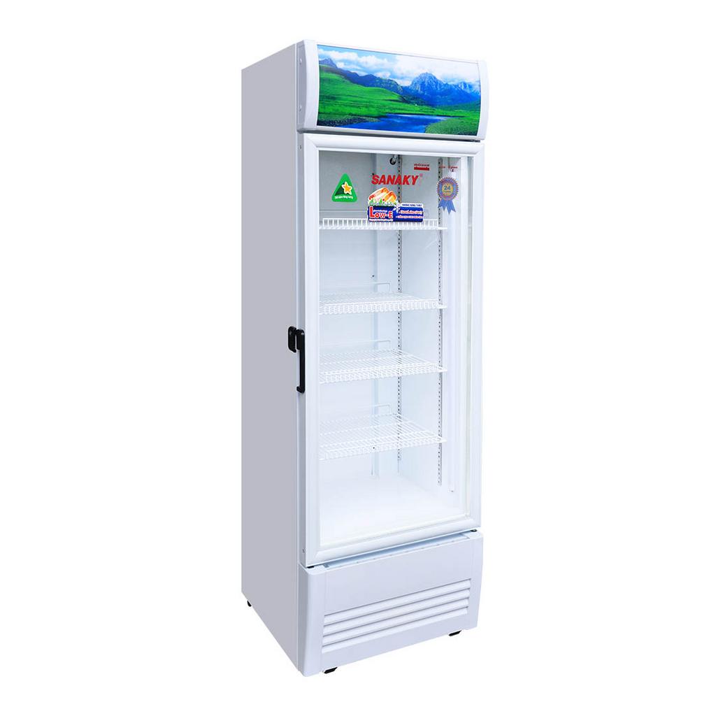 Tủ mát Sanaky VH‑3099K (240L) - trưng bày bắt mắt, giữ tươi hiệu quả.
