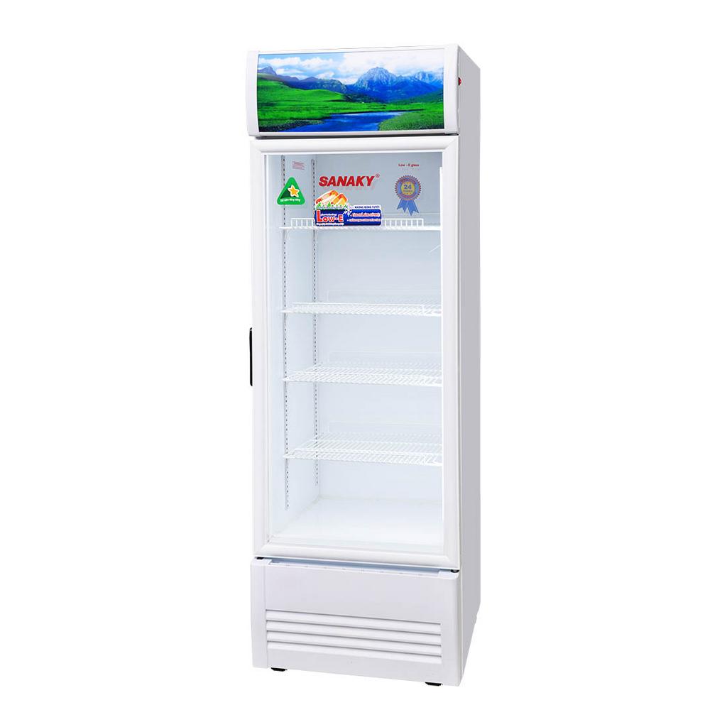Tủ mát Sanaky VH‑3099K (240L) - trưng bày bắt mắt, giữ tươi hiệu quả.