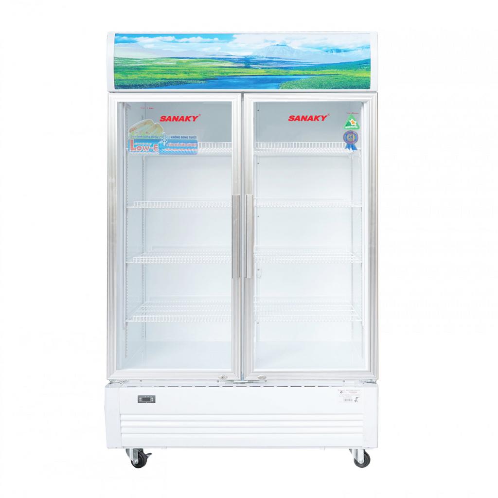 Tủ Mát Sanaky VH-8009HP: trưng bày rõ nét, hút khách ngay từ cái nhìn đầu tiên.