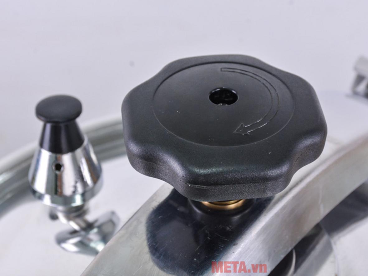 Van xả an toàn và nắp khóa trượt — sử dụng an toàn
