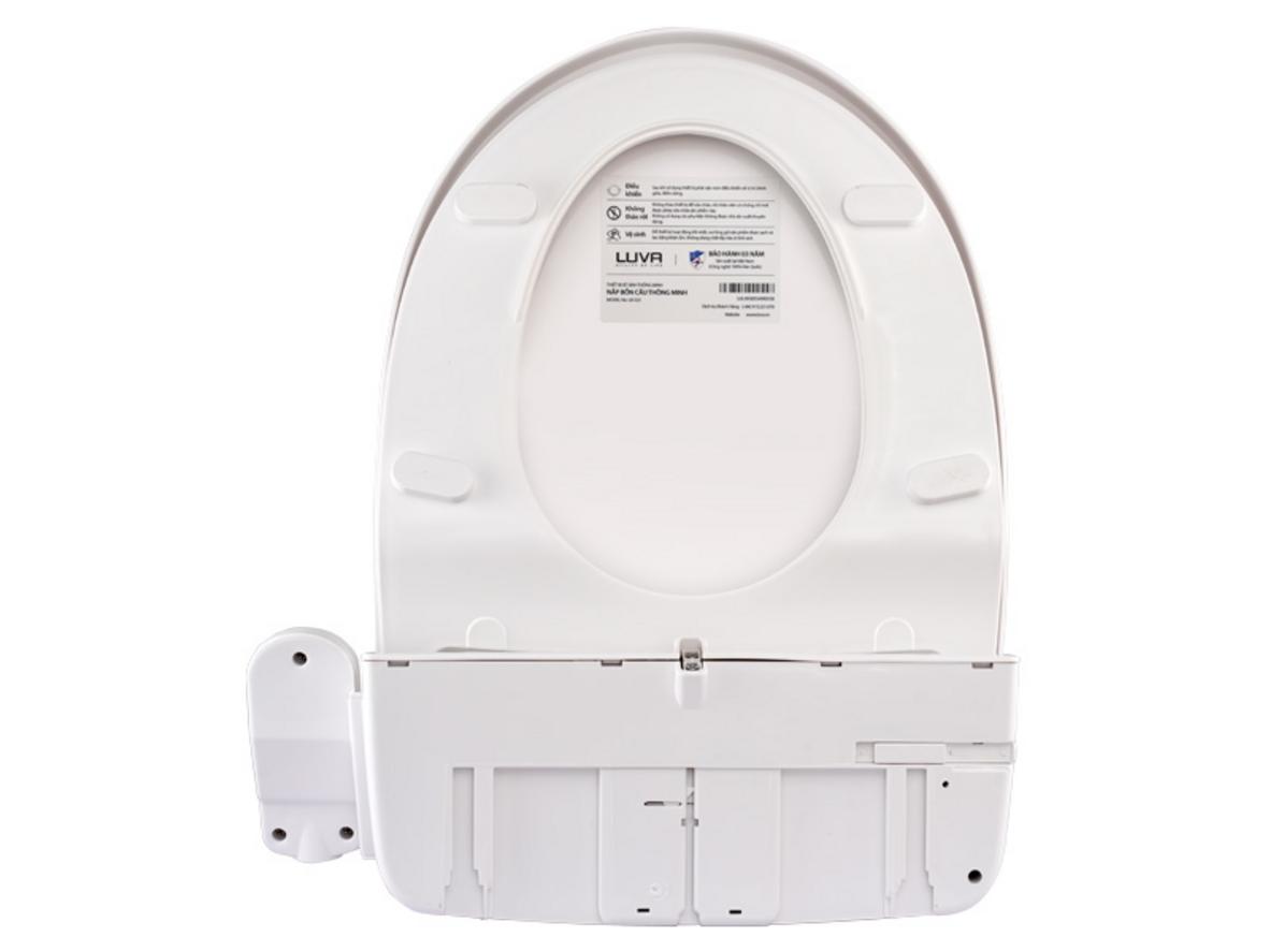 Hai vòi phun inox mạ niken — riêng biệt cho hậu môn và phụ nữ, dễ vệ sinh.