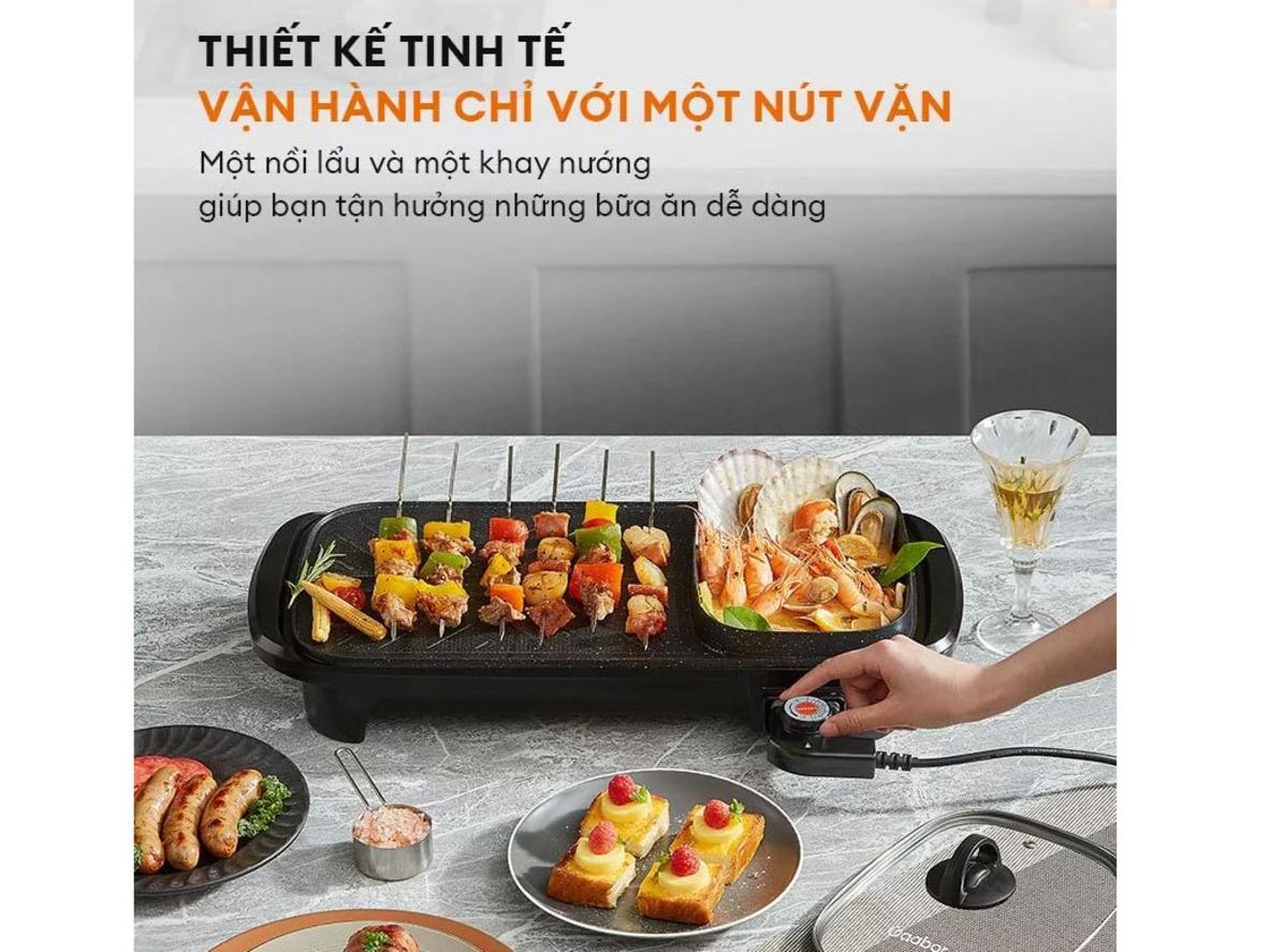 Tính năng tự ngắt và núm vặn Gaabor EH-M01A