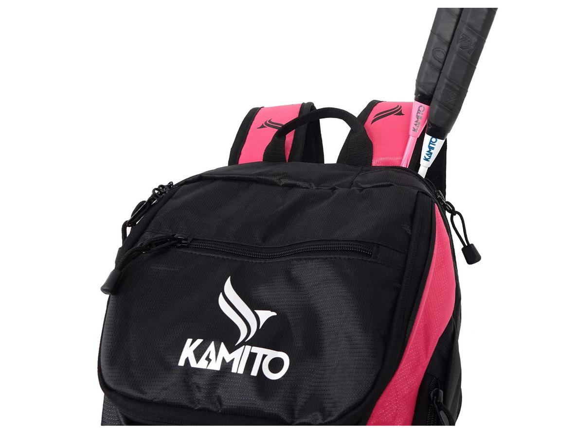 Tổng quan Balo cầu lông Kamito KMBALO200146 đen hồng